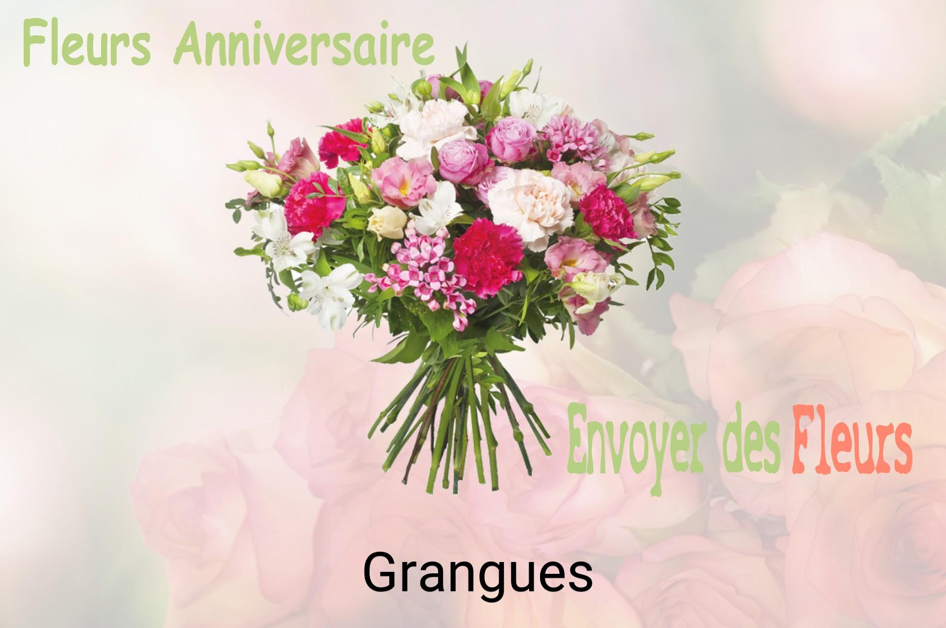 Bouquet de fleurs d’anniversaire livré à Grangues